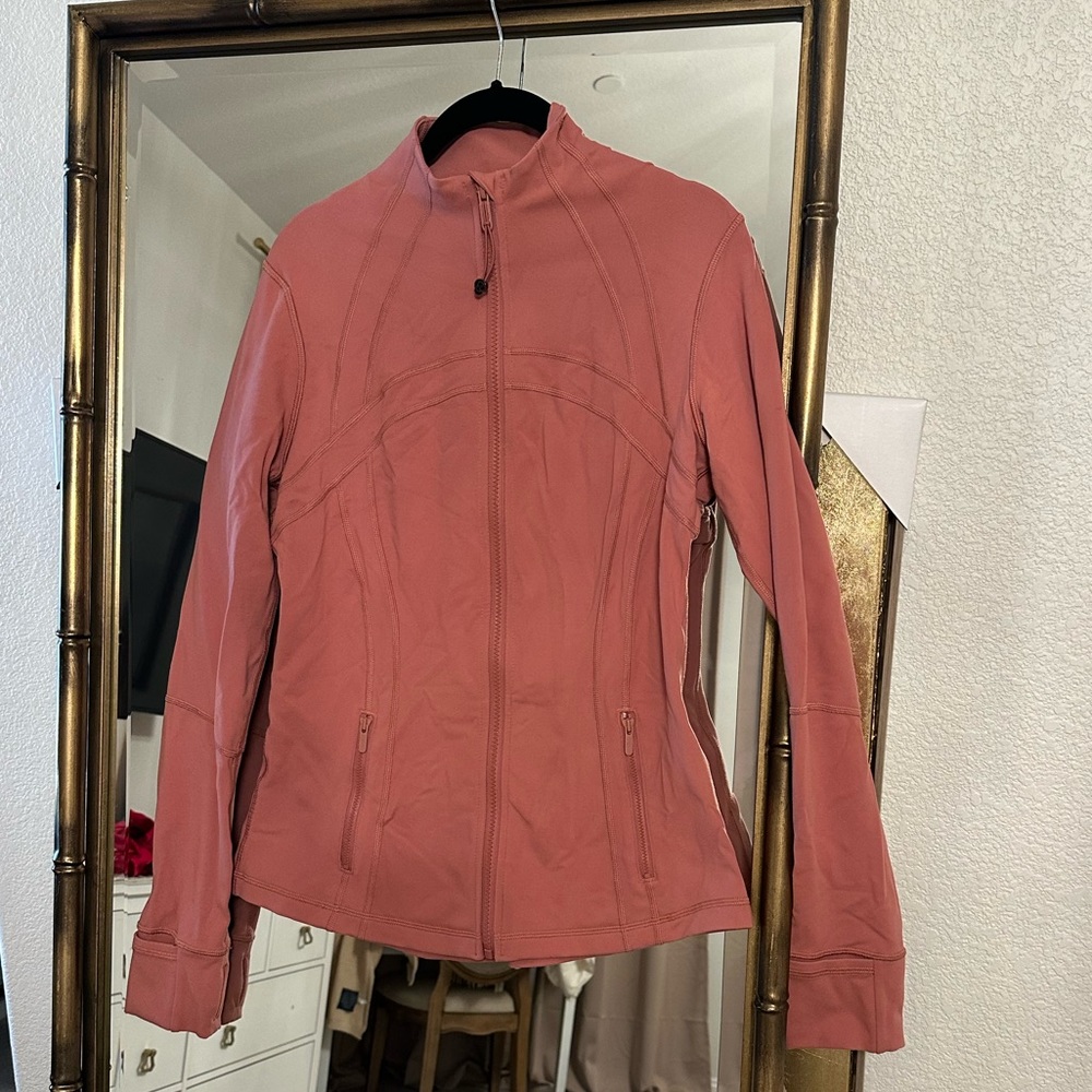 Lululemon Define Jacket, Like new, pink, size 10, worn once